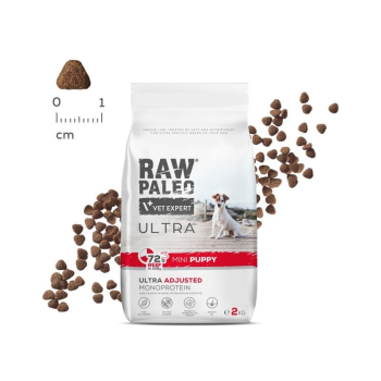 VetExpert Raw Paleo Ultra Wołowina Mini Puppy 2kg (OUTLET)