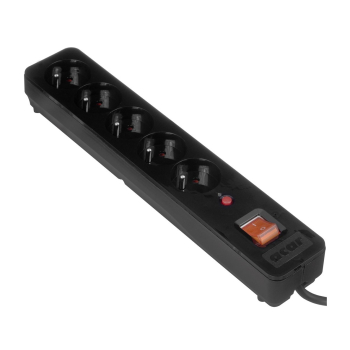 Listwa zasilająca HSK DATA ALP-ACARX5-----005 (5 x UTE; 10 A; 5m; kolor czarny)
