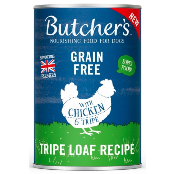 BUTCHER'S Original Tripe Pasztet Kurczak i żwacz - mokra karma dla psa - 400 g