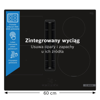 Płyta indukcyjna z wyciągiem BOSCH PVS611B16E