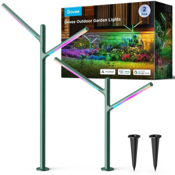 Govee H7086 RGBICWW Garden Lights | Ogrodowe oświetlenie LED | RGBWW, 1100 Lm, 2.4GHz Wi-Fi + Bluetooth, IP66