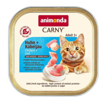 ANIMONDA CARNY karma dla kota kurczak,dorsz 85g