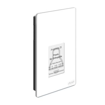 Terminal kontroli dostępu Auerswald TFS-Dialog 400 z czytnikiem linii papilarnych - biały