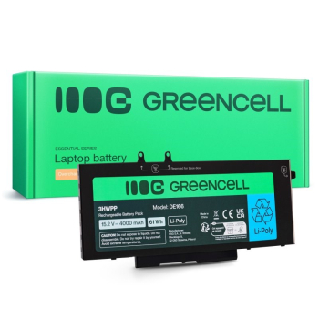 GREEN CELL BATERIA DE166 DO DELL 3HWPP LATITUDE 5400, 5401, 5410, 5411, 5500, 5501, 5510, 5511, 7591 4000MAH 15,2V