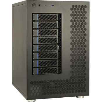 Obudowa Inter-Tech Geh Mini IPC NAS-8 ITX, Micro-ATX, ATX 240x295x362