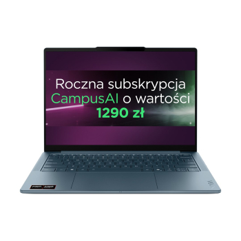 Lenovo Yoga Slim 7 14AKP10 Ryzen AI 5 340 14" WUXGA OLED 400nits Glossy 60Hz 16GB LPDDR5x SSD512 Radeon 840M Graphics 70Wh Win11 Tidal Teal