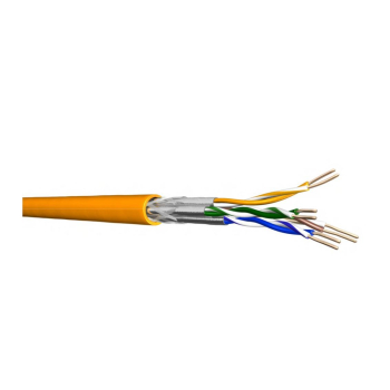 Przewód Draka UC900 HS23, Cat 7, S/FTP, PiMF, pomarańczowy, 50 m Pierścień