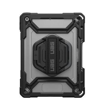 UAG Plasma HS Kickstand - obudowa ochronna z uchwytem do Apple Pencil, uchwytem na dłoń oraz podstawką do iPad 10.9" 10 generacja / 11" (A16) (ice/bla