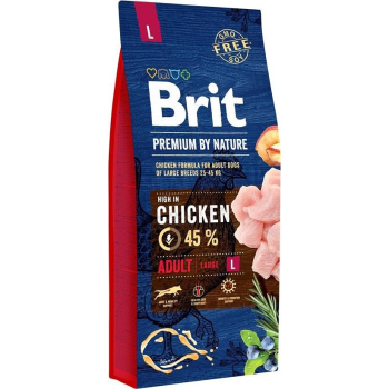 BRIT PREMIUM BY NATURE Junior L - sucha karma dla szczeniąt dużych ras - 15 kg
