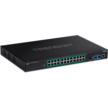 TRENDnet Industrial Switch 26-Port Gbit PoE+ L2 Manag. RackM