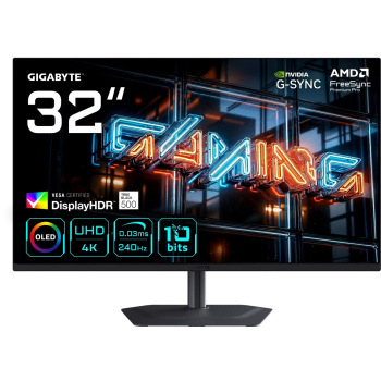 MONITOR GIGABYTE QD-OLED 31,5" MO32U24 240Hz