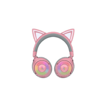Zestaw słuchawkowy Razer Kraken Kitty V3 Pro Sieć bezprzewodowa/przewodowa Nauszne Bezprzewodowy Kwarc
