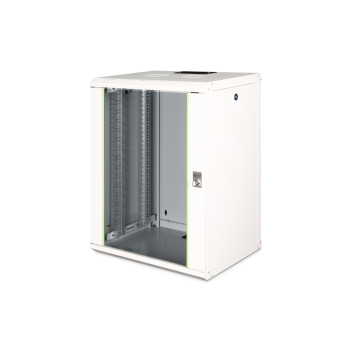 Digitus Szafa sieciowa wisząca Unique 19" 16U rack 600x450, drzwi szyba, szary, niedzielona, złożona, 100kg