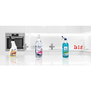 MILL Odplamiacz+Woda demineralizowana+Płyn do szyb