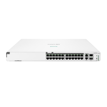 Aruba Instant On 1960 24G 20p Class4 4p Class6 PoE 2XGT 2SFP+ 370W Zarządzany L2+ Gigabit Ethernet (10/100/1000) Obsługa PoE 1U Biały