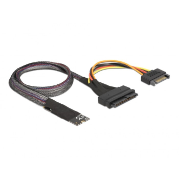 Adapter NVMe Delock M.2 Key M zu U.2 SFF-8639 NVMe Adapter 50cm