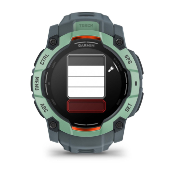 Zegarek sportowy Garmin Instinct 3 AMOLED 50mm Neotropic Twilight Zielony