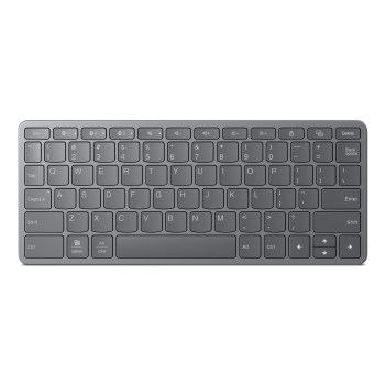 Lenovo Multi-Device Wireless Keyboard Niemiecki USB Type-C Szary