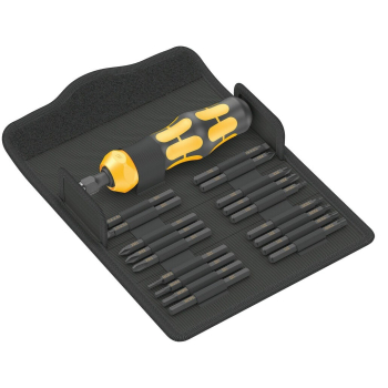 Wkrętak udarowy Wera z zestawem bitów 18 części w etui Kraftform Kompakt 900 Set1