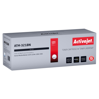 Activejet ATM-321BN Toner (zamiennik Konica Minolta TN321K; Supreme; 27000 stron; czarny)