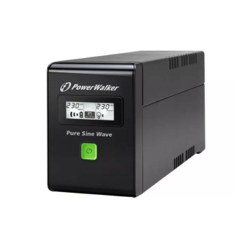 Zasilacz UPS POWER WALKER VI 600 SW FR (600VA) 0,6 kVA 360 W 2 x gniazdo sieciowe