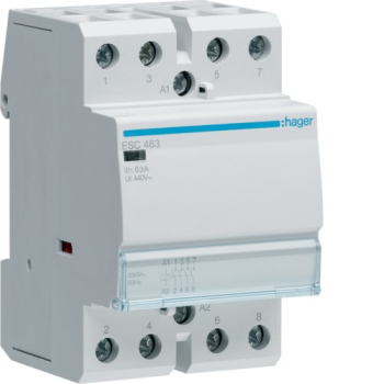 ESC463 STYCZNIK MODUŁOWY 63A 4Z 3M 230V AC