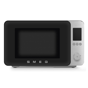 Smeg Kombi-Mikrowelle MOC02BLMEU, 9 Fkt, 2100W, Mattschwarz