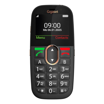 Gigaset GL695 5,87 cm (2.31") 113 g Czarny Telefon dla seniora