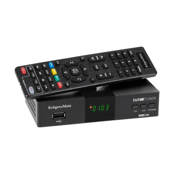 KRUGER & MATZ DEKODER DVB-T2 H.265 HEVC KM0550D