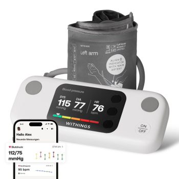 Withings BPM Vision - bezprzewodowy ciśnieniomierz z wyświetlaczem LCD 2,8" [Wyrób medyczny]
