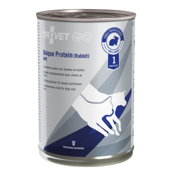 TROVET Unique Protein UPR z królikiem - mokra karma dla psa i kota - 400 g