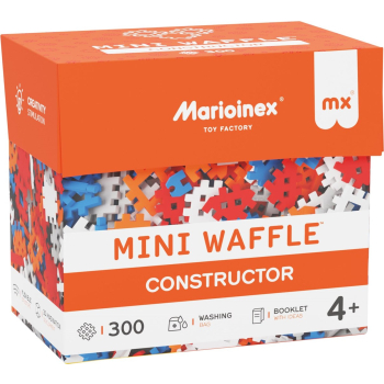 MARIOINEX Klocki Mini Waffle Konstruktor, 300 elementów