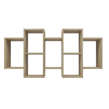 REGAŁ WISZĄCY BILBAO 7.0 ŚCIENNY PÓŁKI DĄB SONOMA