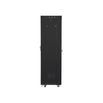 LANBERG SZAFA STOJĄCA RACK 19" 42U 600X600 DRZWI SZKLANE LCD CZARNA FF01-6642-12BL (FLAT PACK)
