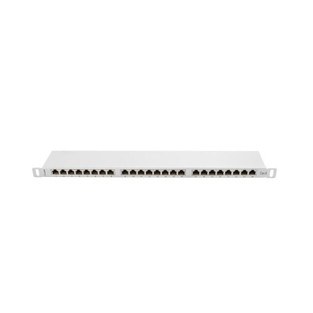 Patch panel Lanberg PPS6-0024-S (0.5U; kat. 6; 24xRJ-45)