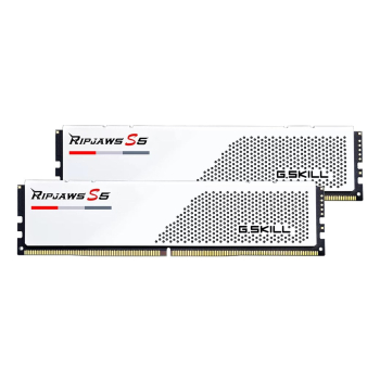 G.SKILL RIPJAWS S5 DDR5 2X48GB 5200MHZ CL40 XMP3 WHITE F5-5200J4040A48GX2-RS5W