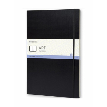 Moleskine szkicownik w formacie A3, 96 stron grubego papieru o gramaturze 165 g/m2, który jest odporny na ścieranie i idealnie nadaje się do rysowania