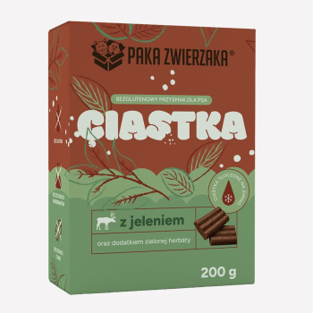 Paka Zwierzaka Jeleń zielona herbata przysmak 200g