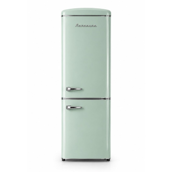 Lodówka Retro Ravanson LKK-315RM 597mm x 707mm x 1943 mm | 315l | Total No Frost | klasa E | miętowy