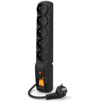 Listwa zasilająca Acar F5 PRO (1,5m ; czarny)
