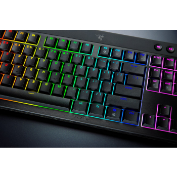 Klawiatura Razer BlackWidow V4 Low-profile HyperSpeed (zielony przełącznik) - Układ amerykański