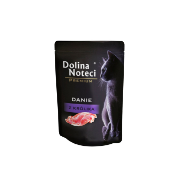 DOLINA NOTECI Premium Danie z królikiem - mokra karma dla kota - 85g
