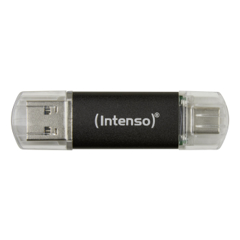 Intenso Twist Line pamięć USB 128 GB USB Type-A / USB Type-C 3.2 Gen 1 (3.1 Gen 1) Antracyt