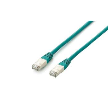 Equip Patchkabel Cat6A Plat.S/FTP 2xRJ45 20.00m    grĂĽn LSZH Polybeutel
