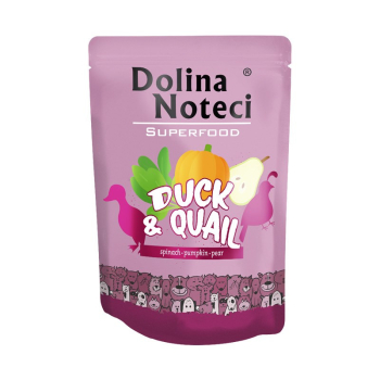 DOLINA NOTECI Superfood Kaczka i przepiórka - mokra karma dla psa - 300 g