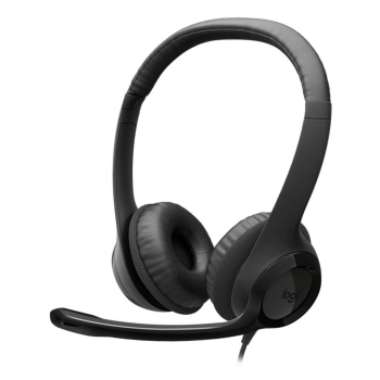 Logitech H390 USB Zestaw słuchawkowy Przewodowa Opaska na głowę Połączenia/muzyka USB Type-C Czarny