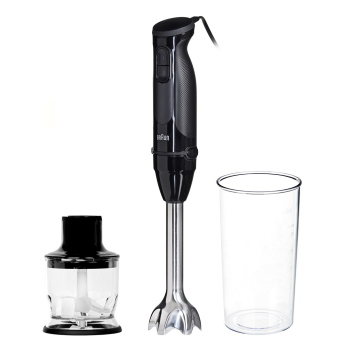 Braun MultiQuick 3 MQ30201M 0,6 l Blender immersyjny 900 W Czarny, Stal satynowa
