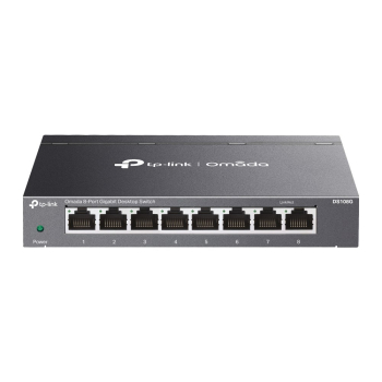 TP-Link Omada DS108G przełącznik sieciowy Nie zarządzany Gigabit Ethernet (10/100/1000) Czarny