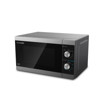 Kuchenka mikrofalowa SHARP YC-MG01E-S (800W; 20l; kolor srebrny) (OUTLET)