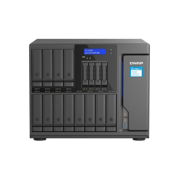 Qnap TS-1655-8G, Tower, 12 x 3.5"/2.5" SATA + 4 x 2.5" SATA, Intel Atom C5125 8C/8T, 8GB DDR4 non-ECC  (Max. 256GB), 2 x 2.5GbE, Single PSU, 550W